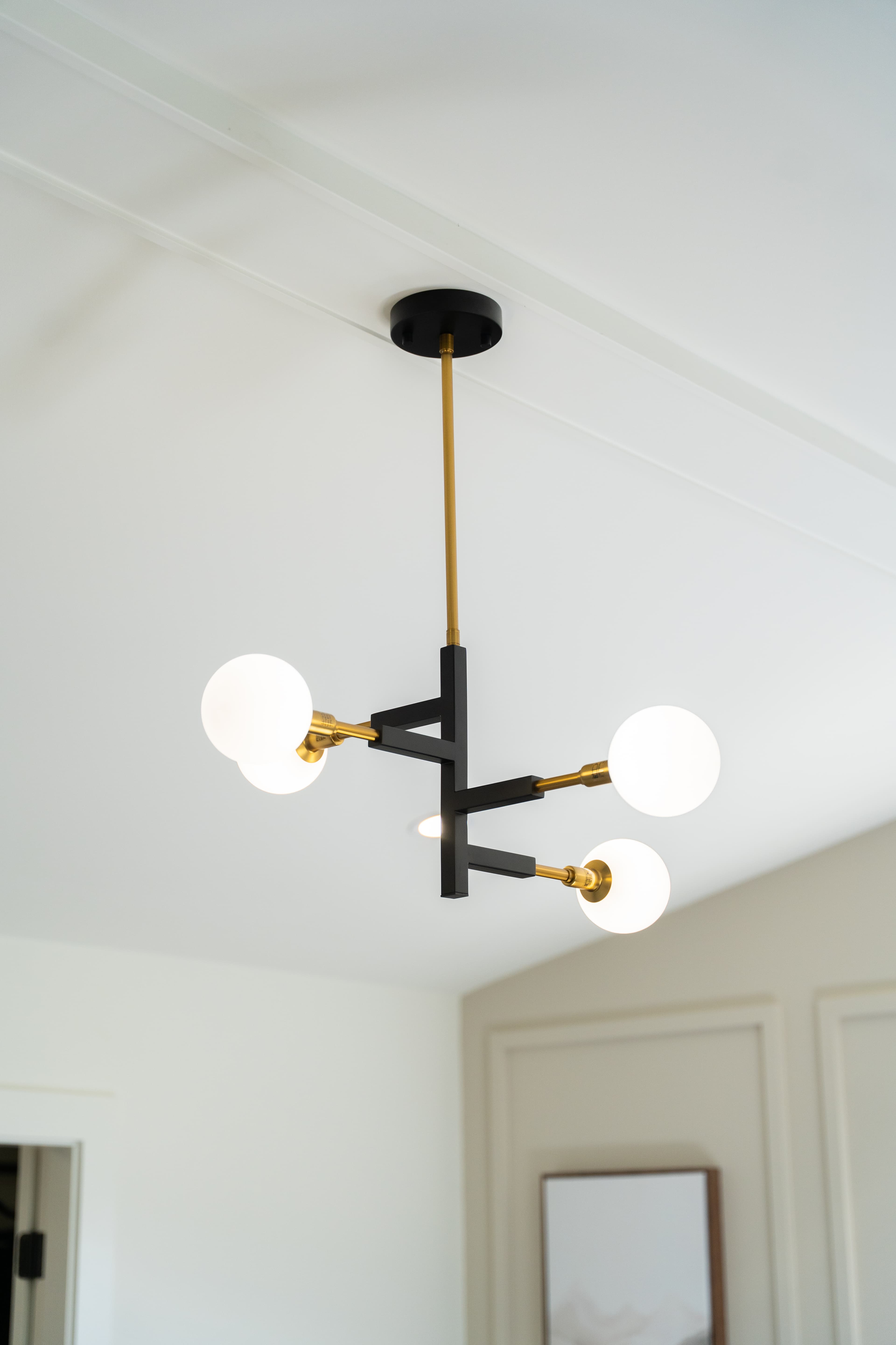 Lighting fixture detail at Willoughby Row
